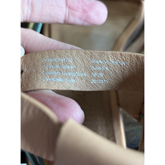 MADEWELL SAMIRA  MULTI LEATHER STRAPPY FLAT SANDALS    WMNS SZ.  8.5 - Picture 8 of 9